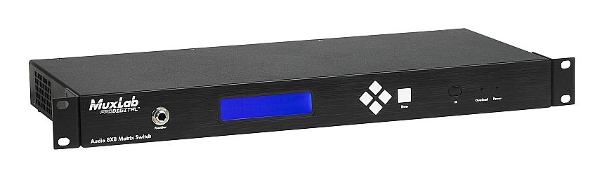 8 x 8 Cat 5e/6 Line Level Audio Matrix Switch