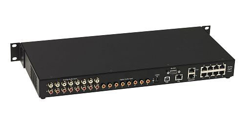 8 x 8 Cat 5e/6 Line Level Audio Matrix Switch