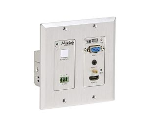 HDMI - VGA/Audio Wall-Plate Transmitter, UHD-4K