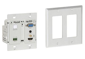 HDMI - VGA/Audio Wall-Plate Transmitter, UHD-4K