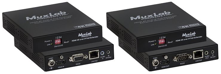 HDMI 4K over IP PoE Extender Kit