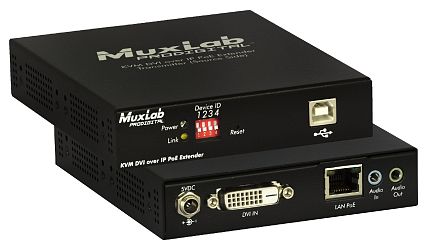 KVM DVI over IP PoE
