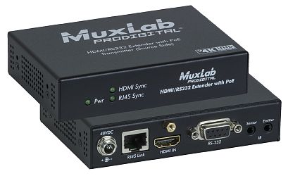 HDMI/RS232 RX, PoE, HDBT, UHD-4K