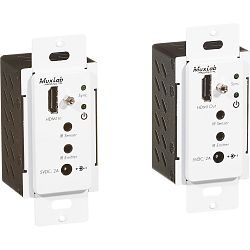 HDMI Wall-Plate Extender Kit, HDBT, UHD-4K, Decora