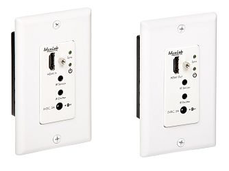 HDMI Wall-Plate Extender Kit, HDBT, UHD-4K, Decora