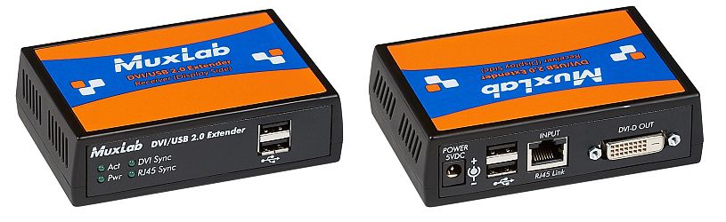 DVI / USB2.0 HDBaseT Extender Kit