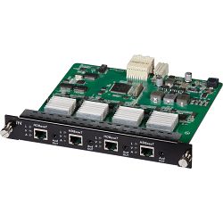 HDBaseT/LAN 4 channel Input Card, PoE, UHD-4K