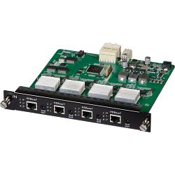 HDBaseT 4 channel Input Card, PoE, UHD-4K