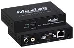 AUDIO / RS232 over IP PoE Transceiver