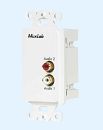 Stereo Hi-Fi Wall-Plate Balun, US