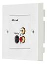 S-Video / Hi-Fi Wall Balun, UK