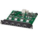 HDBaseT/LAN 4 channel Output Card, PoE, UHD-4K