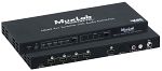 HDMI 4x1 Switcher with Audio Extraction, 4K/60